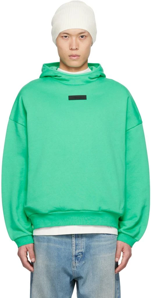 商品Essentials|绿色 Pullover 连帽衫,价格¥821,第1张图片
