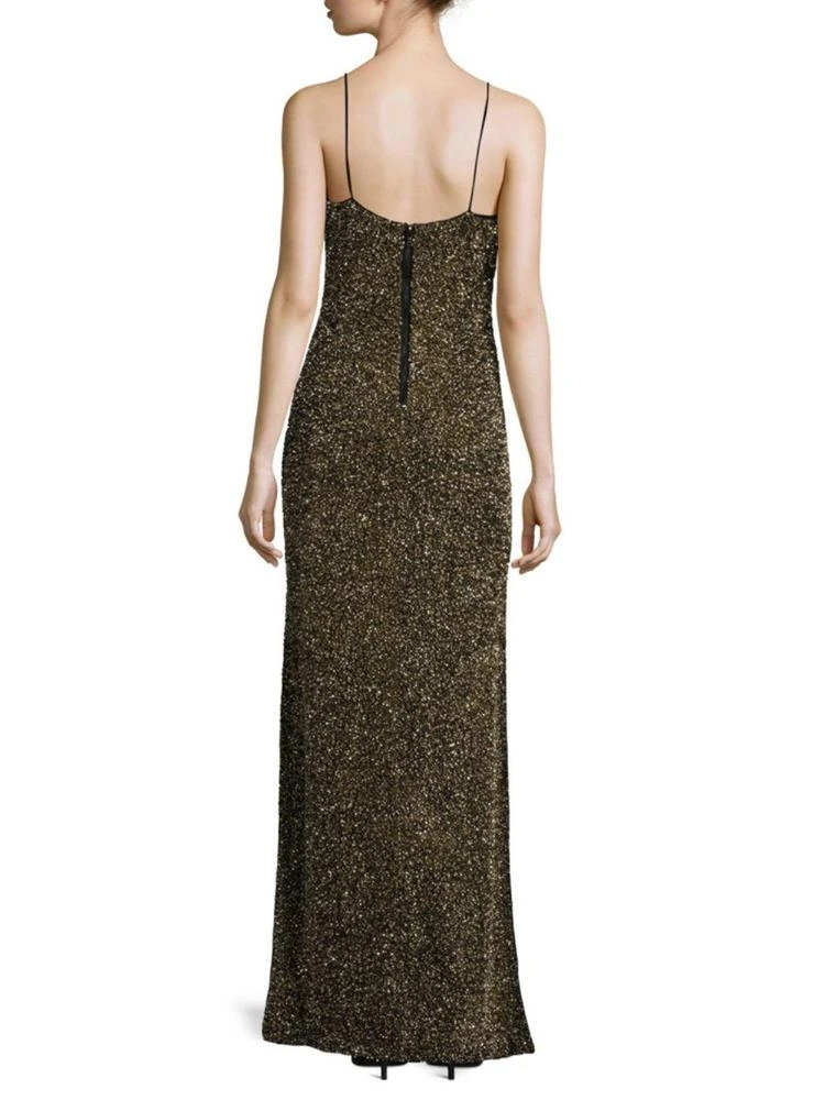 商品Alice + Olivia|Stila Embellished Side Slit Gown,价格¥2463,第2张图片详细描述