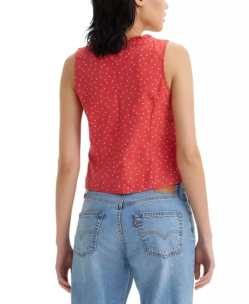 商品Levi's|Women's Shane Cotton Tie-Neck Button-Front Top,价格¥118,第2张图片详细描述