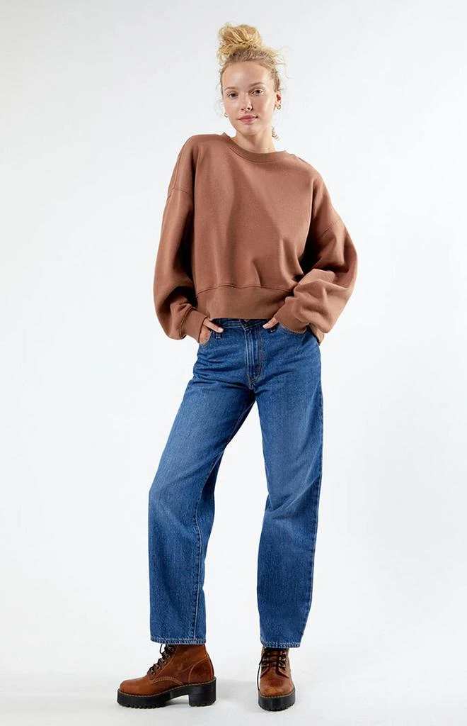 商品PacSun|Best Bet Cropped Fleece Sweatshirt,价格¥216,第3张图片详细描述