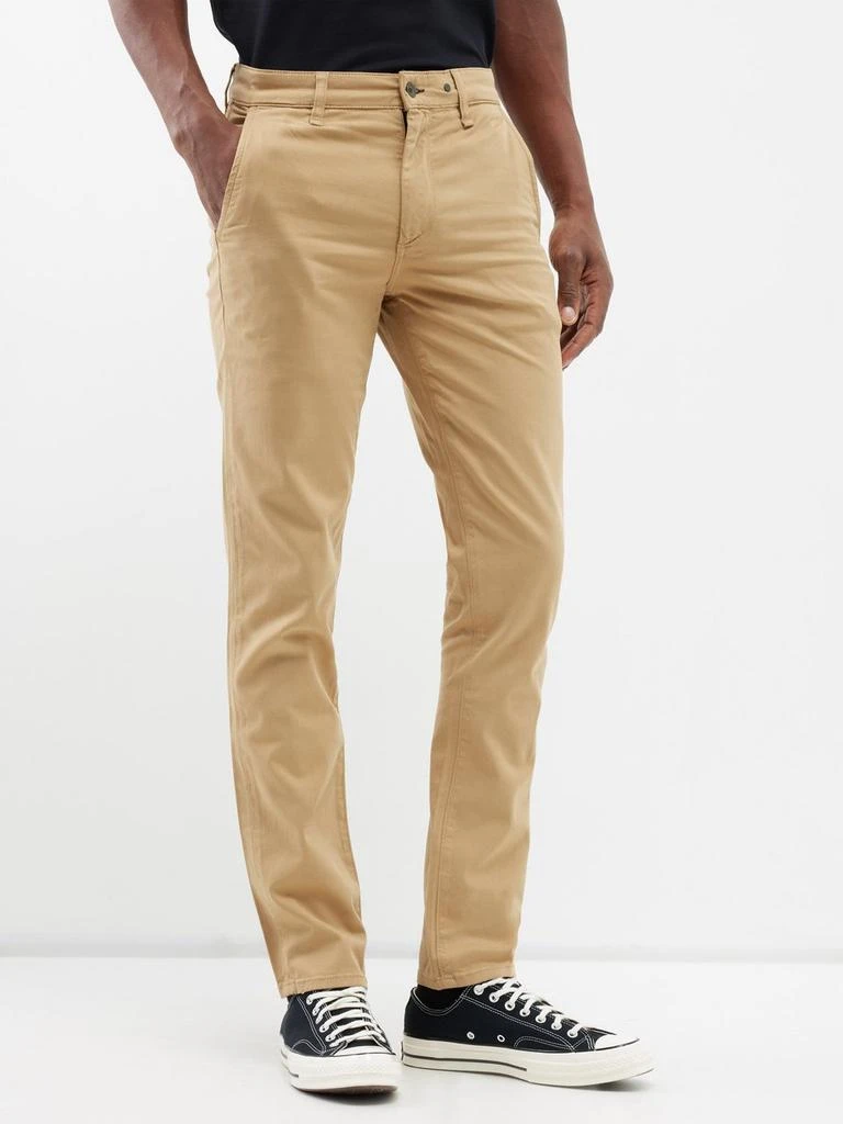 商品Rag & Bone|Fit 2 logo-embroidered cotton-blend chino trousers,价格¥752,第1张图片