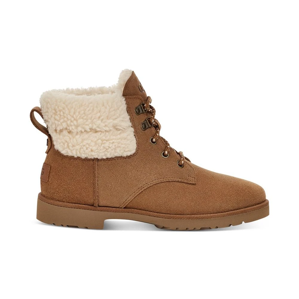 商品UGG|Women's Romely Heritage Lace-Up Plush-Cuff Boots,价格¥479,第2张图片详细描述