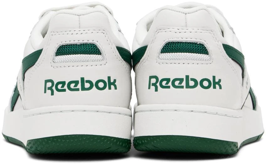 商品Reebok|White & Green Bb 4000 Ii Basketball Sneakers,价格¥787,第2张图片详细描述