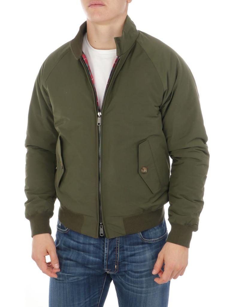 商品Baracuta|Baracuta Men's  Green Cotton Outerwear Jacket,价格¥3290-¥3329,第1张图片