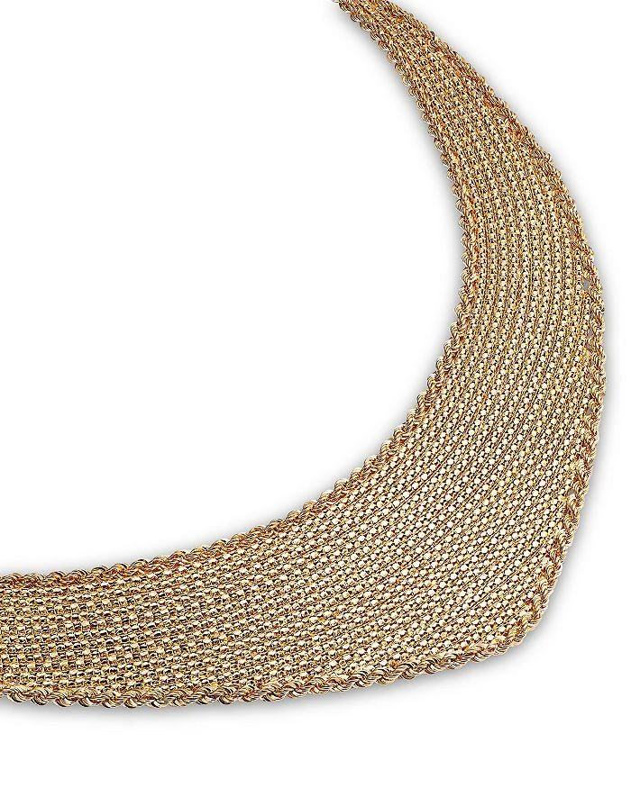 商品Alberto Amati|14K Yellow Gold Mesh Rope Necklace, 17",价格¥43060,第3张图片详细描述