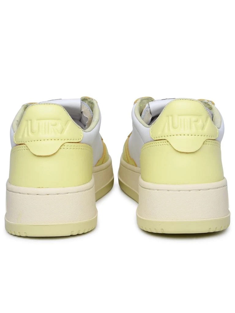 商品Autry|medalist Yellow Leather Sneakers,价格¥1633,第4张图片详细描述