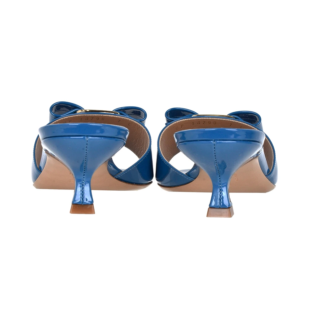 Salvatore Ferragamo 菲拉格慕 女士露趾高跟拖鞋 0709025 商品