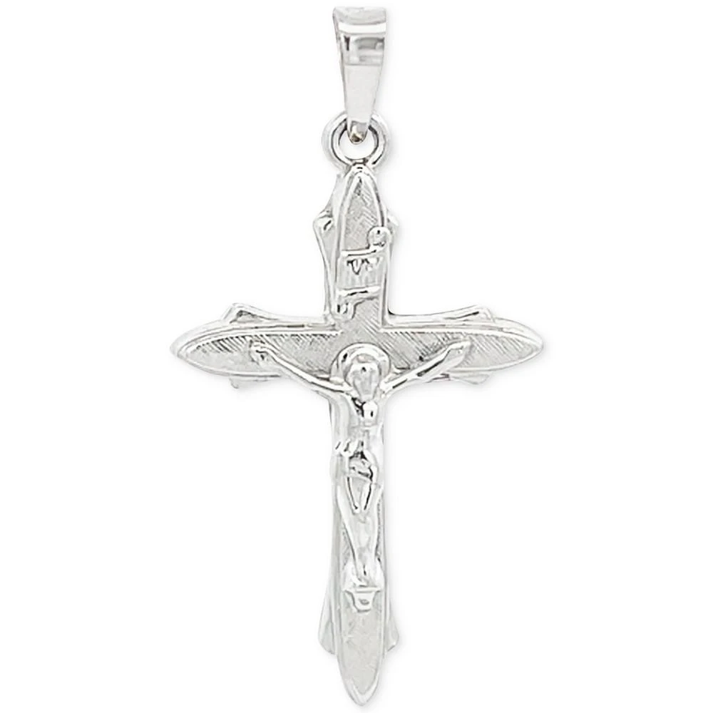 商品Macy's|Crucifix Cross Pendant in 14k White Gold,价格¥1002,第1张图片