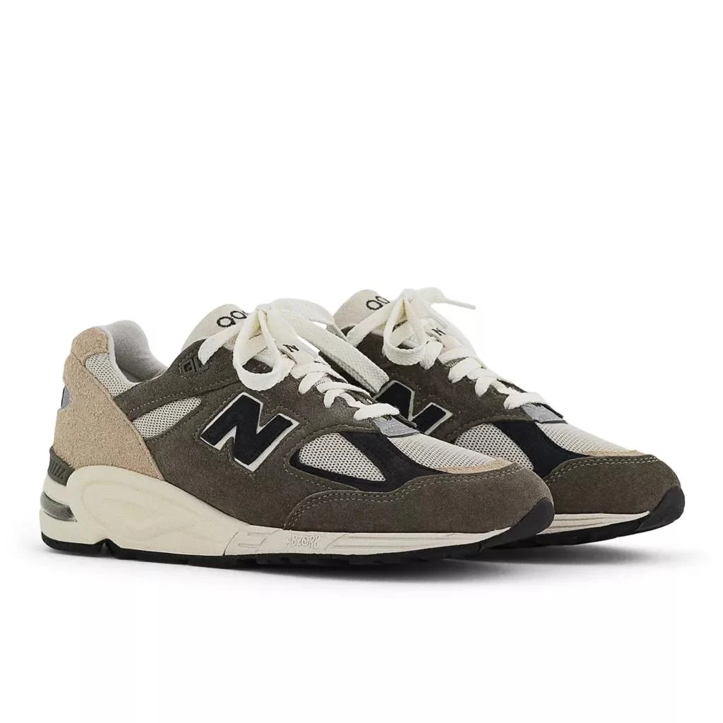 商品New Balance|男款 新百伦 990v2 休闲鞋 美产 灰棕色,价格¥1463,第2张图片详细描述