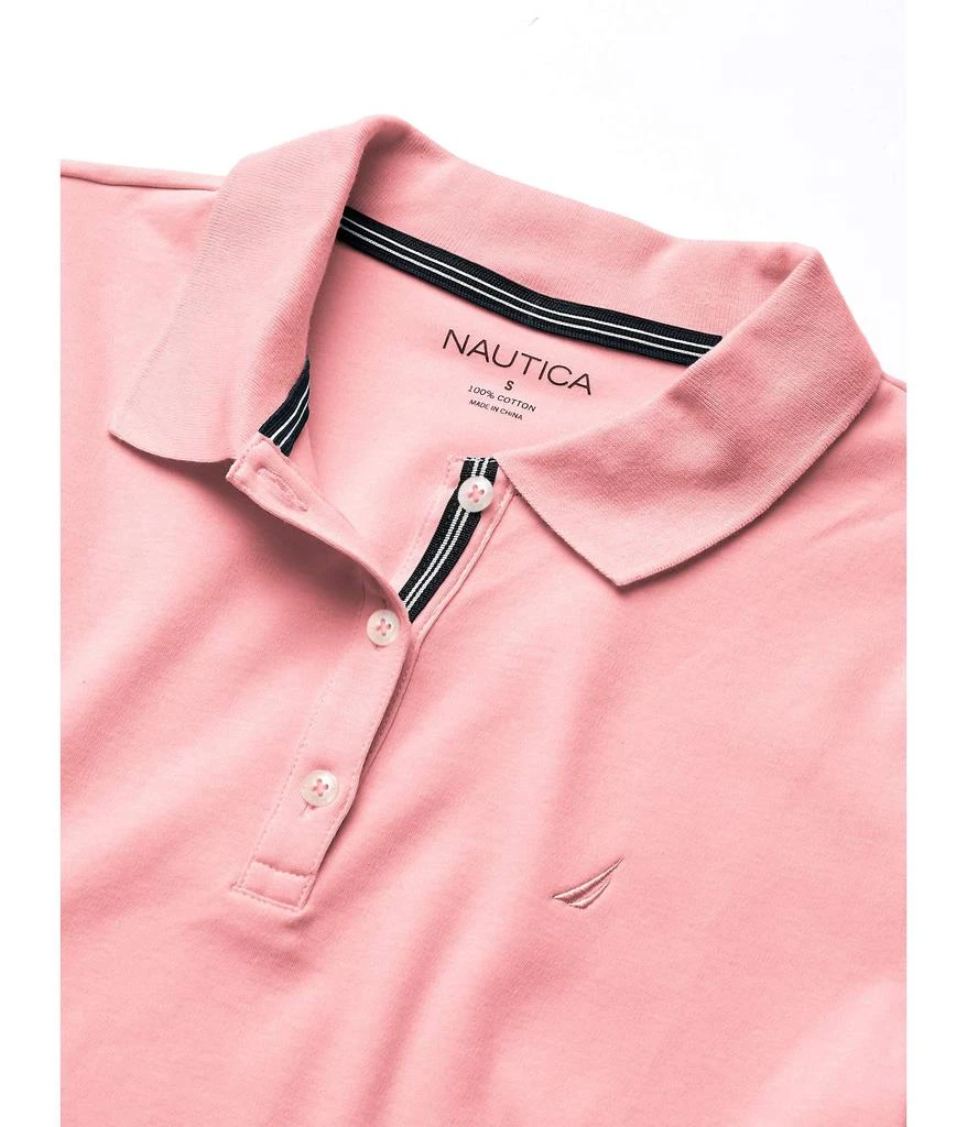 商品Nautica|Women's 3-Button Short Sleeve Breathable 100% Cotton Polo Shirt,价格¥188,第2张图片详细描述