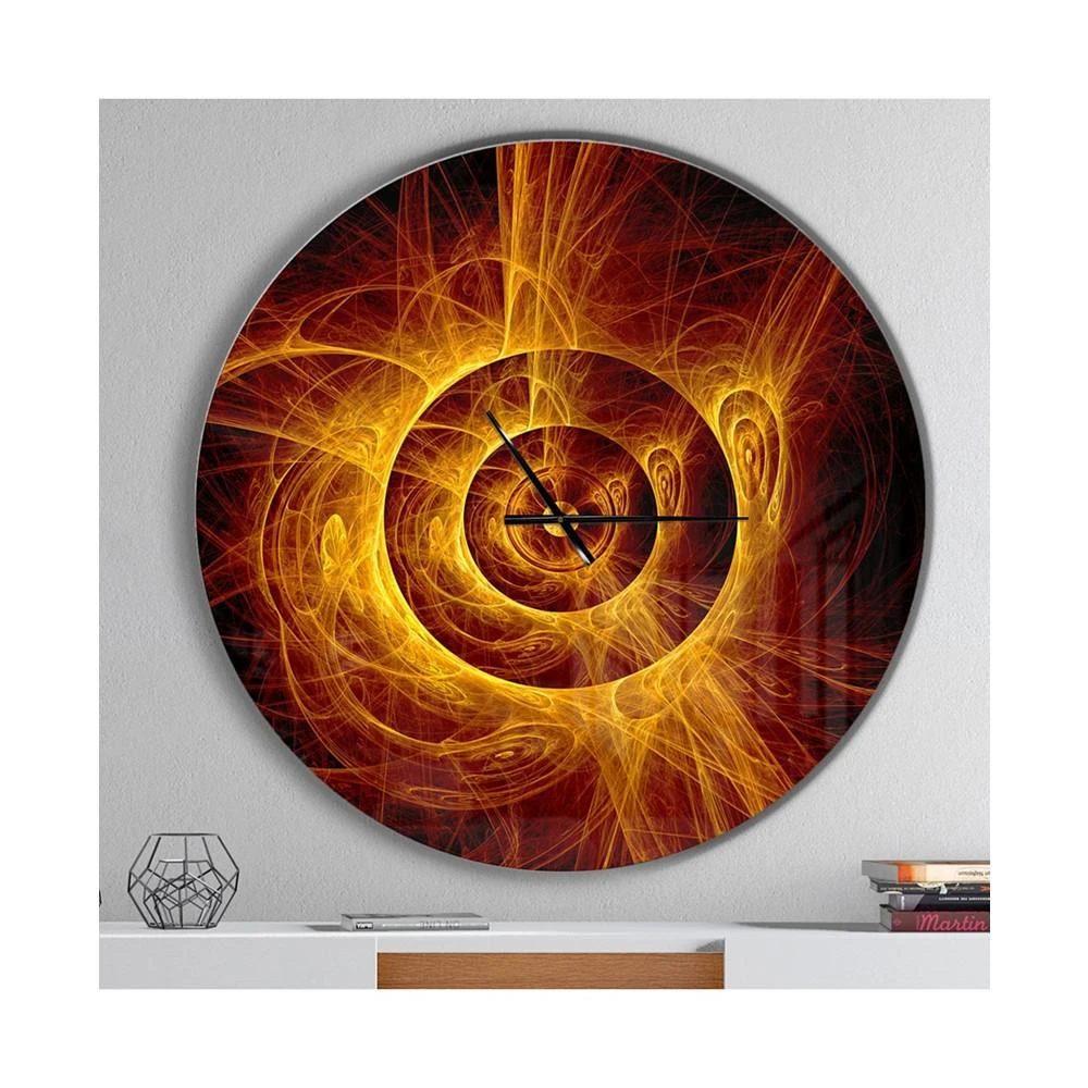 商品Design Art|Designart Oversized Modern Round Metal Wall Clock - 36 x 36,价格¥3528,第5张图片详细描述