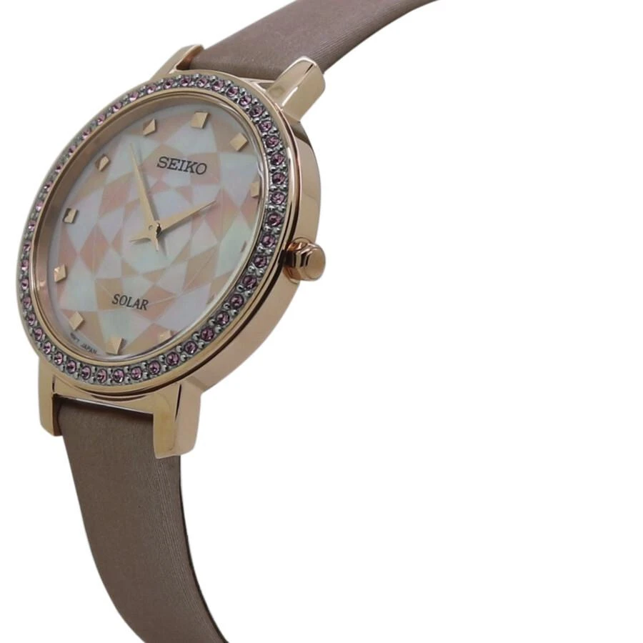 商品Seiko|Crystal Mother of Pearl Dial Ladies Watch SUP456P1,价格¥1106,第2张图片详细描述