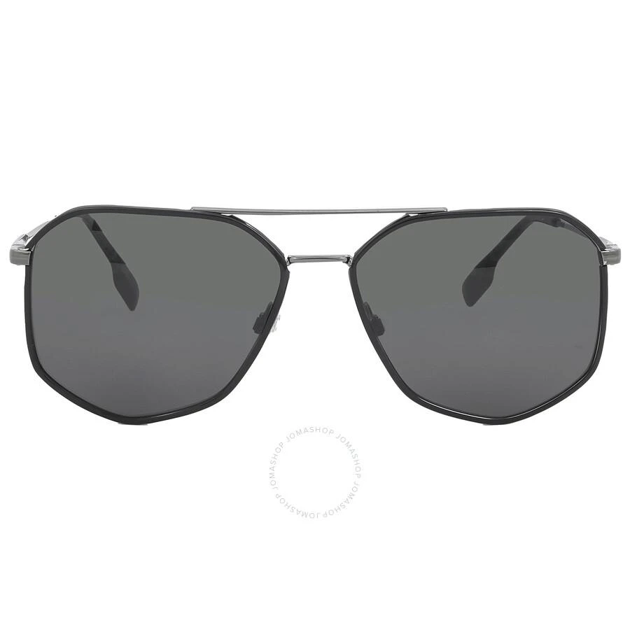 商品Burberry|Ozwald Dark Grey Geometric Men's Sunglasses BE3139 114487 58,价格¥1043,第1张图片