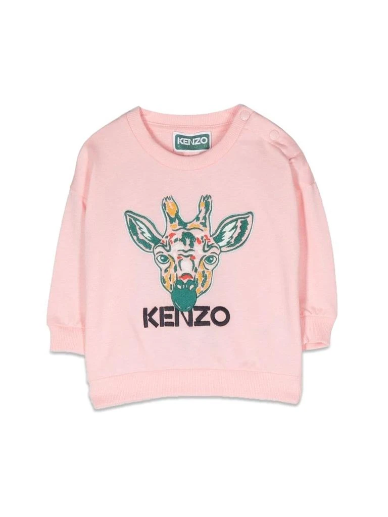 商品Kenzo|Kenzo Kids Giraffe Printed Crewneck Sweatshirt,价格¥409,第1张图片