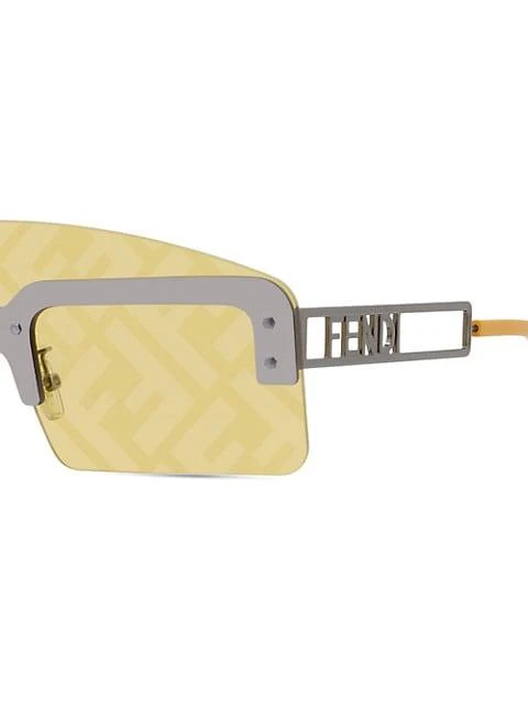 商品Fendi|142MM Logo Shield Sunglasses,价格¥4442,第3张图片详细描述