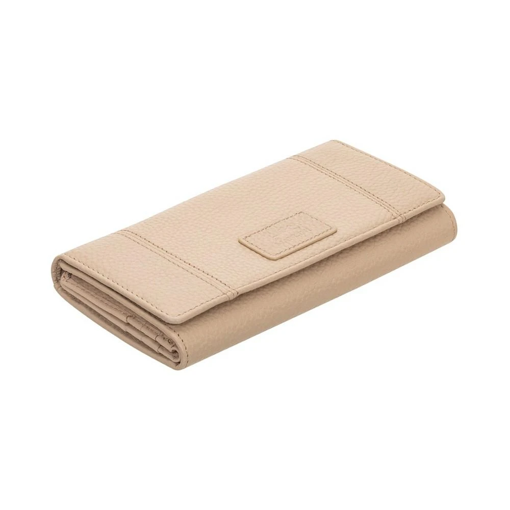 Women's Pebbled Collection RFID Secure Trifold Wing Wallet 商品