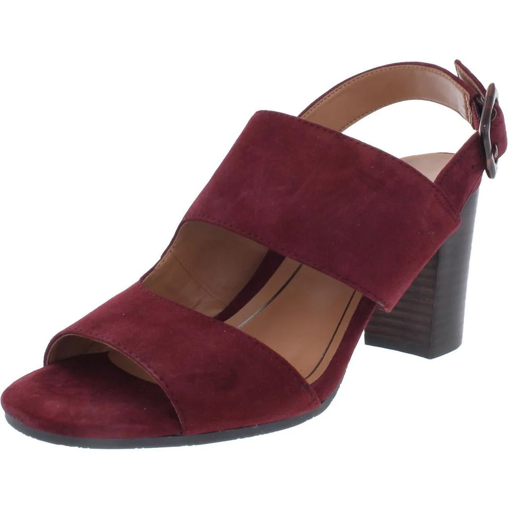 商品VIONIC|Vionic Womens Bianca Suede Ankle Strap Block Heels,价格¥373,第2张图片详细描述