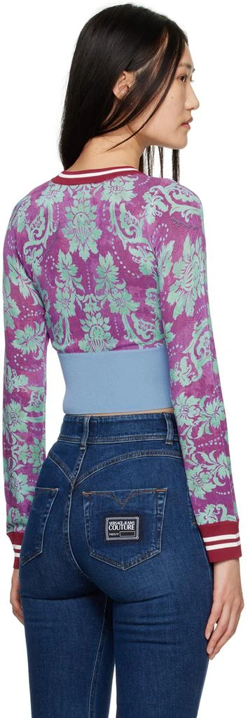 商品Versace|Multicolour Tapestry Long Sleeve T-Shirt,价格¥2022,第3张图片详细描述