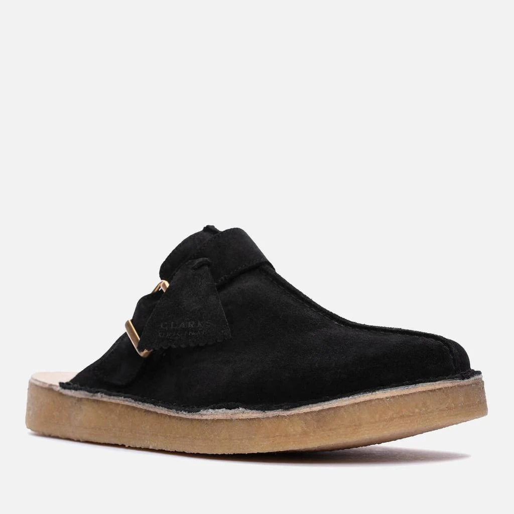 商品Clarks|Clarks Originals Desert Rock Suede Mules,价格¥739,第2张图片详细描述