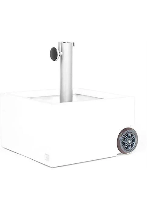 商品belk|Xxds O 810 Zinc Plated White Powercoated Planter Umbrella Stand,价格¥2012,第1张图片