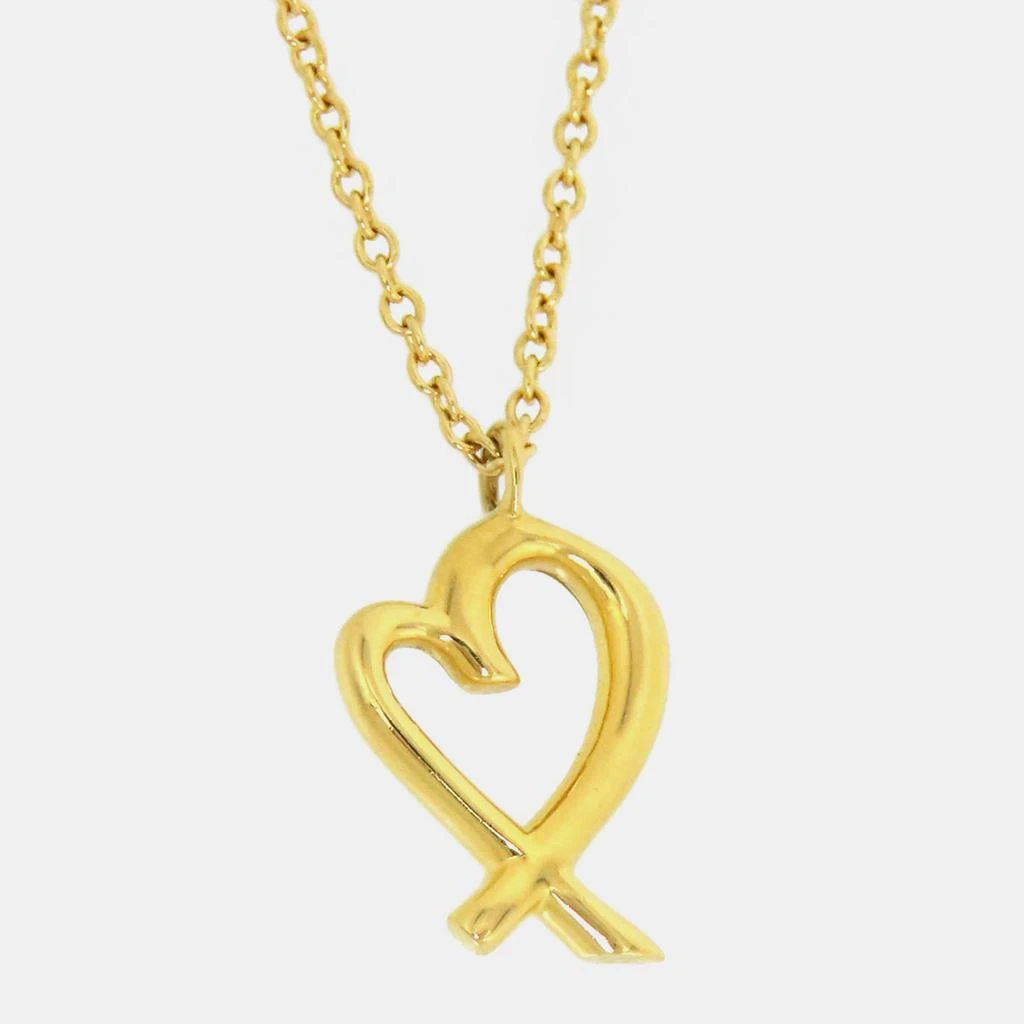 商品[二手商品] Tiffany & Co.|Tiffany & Co Gold Metal 18K Paloma Picasso Loving Heart Necklace,价格¥5925,第2张图片详细描述