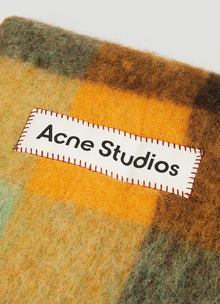 商品Acne Studios|Fringed Check Scarf,价格¥1509,第5张图片详细描述