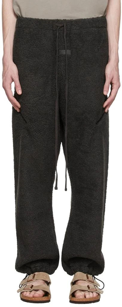 商品Essentials|Black Polyester Lounge Pants,价格¥333,第1张图片