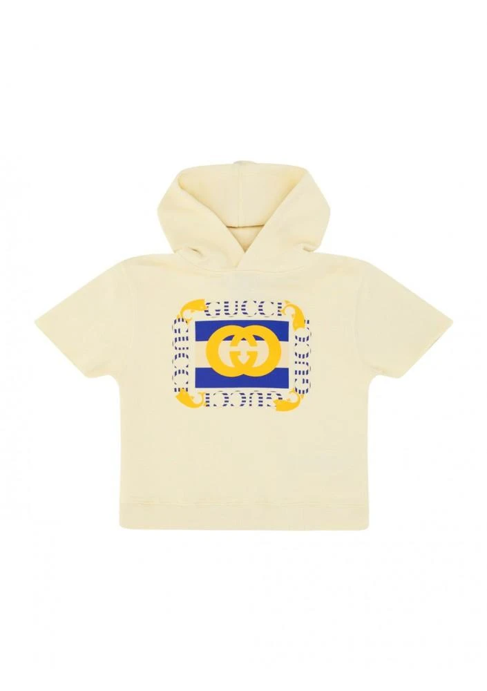 商品Gucci|Hooded T-Shirt for Boy,价格¥1912,第1张图片