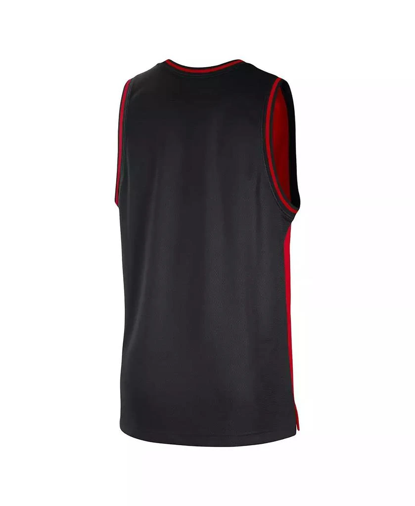 商品NIKE|Men's Red, Black Chicago Bulls Courtside Versus Force Split DNA Performance Mesh Tank Top,价格¥367,第2张图片详细描述