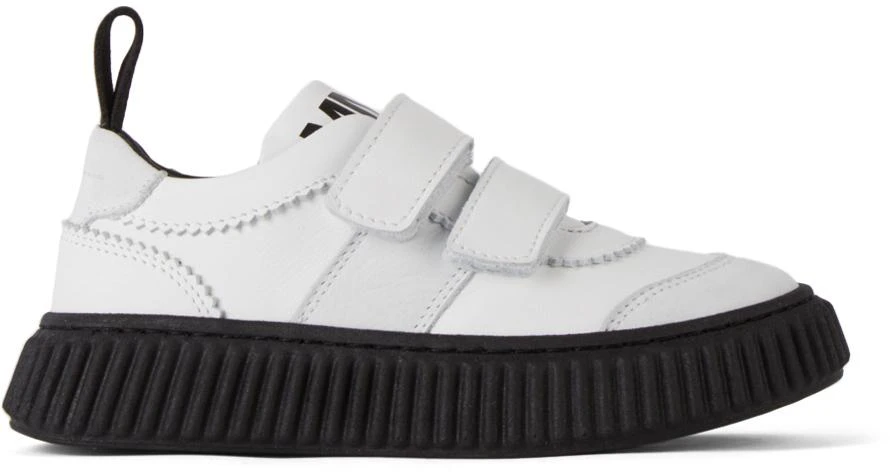 商品MAISON MARGIELA|Kids White Velcro Low Sneakers,价格¥608,第1张图片