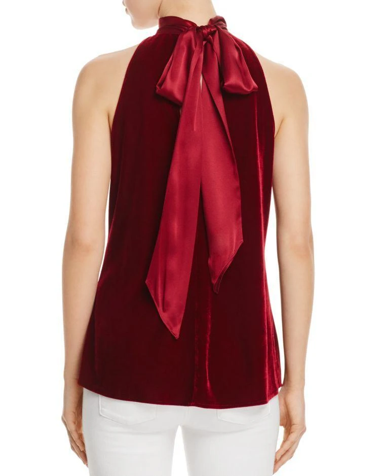 商品Ramy Brook|Ramy Brook Velvet Bow-Back Top - 100% Exclusive,价格¥1106,第2张图片详细描述