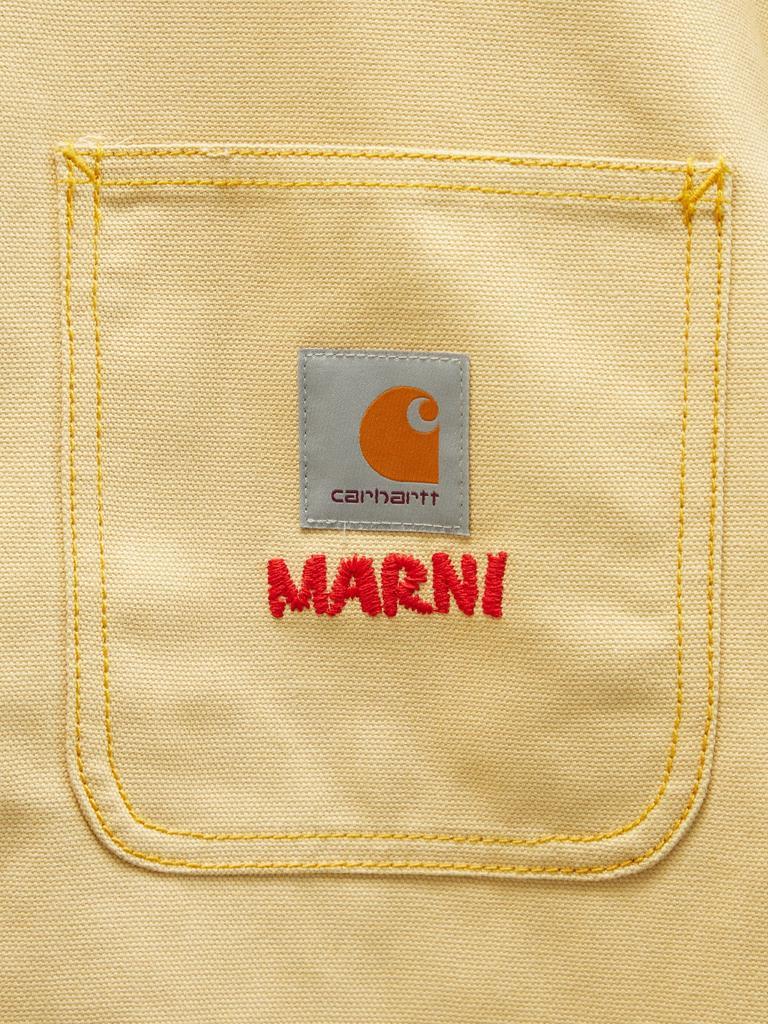 商品Marni|X Carhartt WIP Colour-blocked canvas-corduroy coat,价格¥6091,第4张图片详细描述
