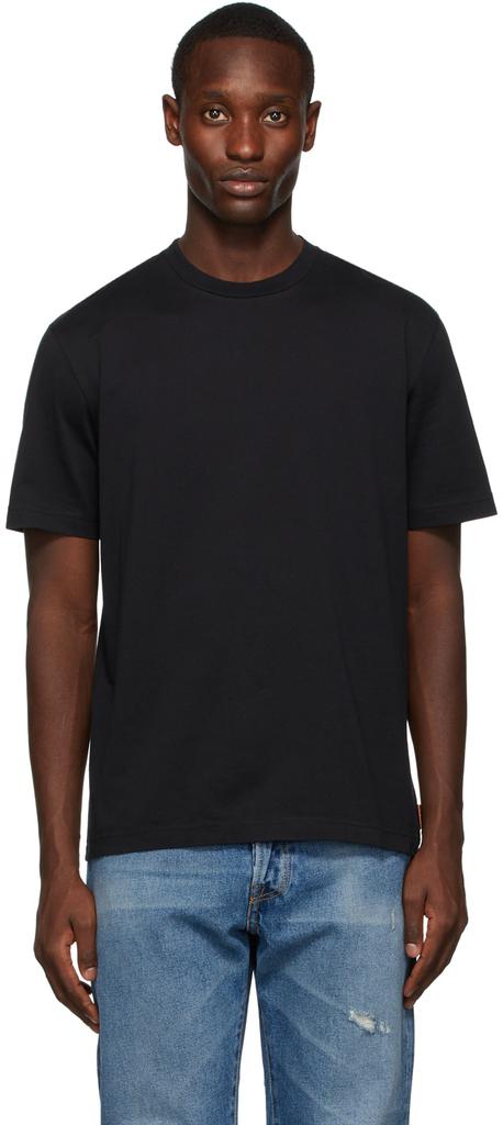 Black Short Sleeve T-Shirt商品第1张图片规格展示