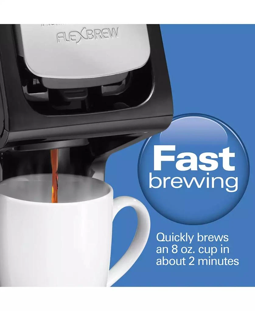 商品Hamilton Beach|FlexBrew Single-Serve Coffee Maker,价格¥404,第4张图片详细描述