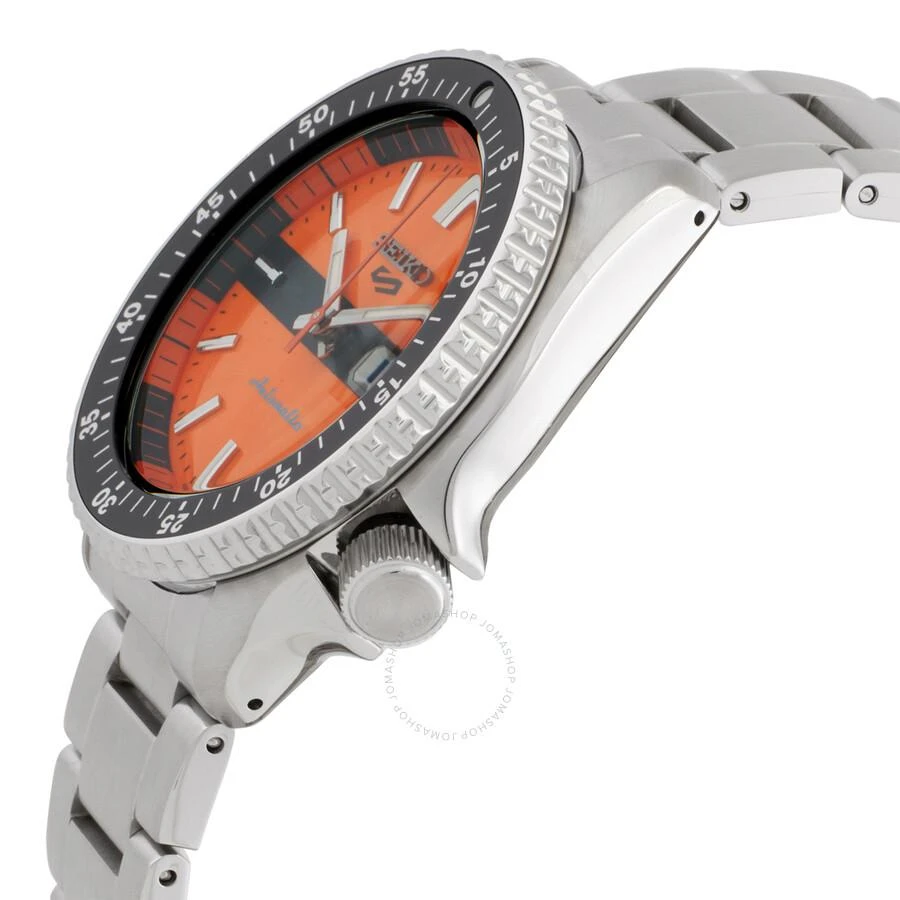 商品Seiko|5 Sports Automatic Orange Dial Men's Watch SRPK11K1,价格¥1778,第2张图片详细描述