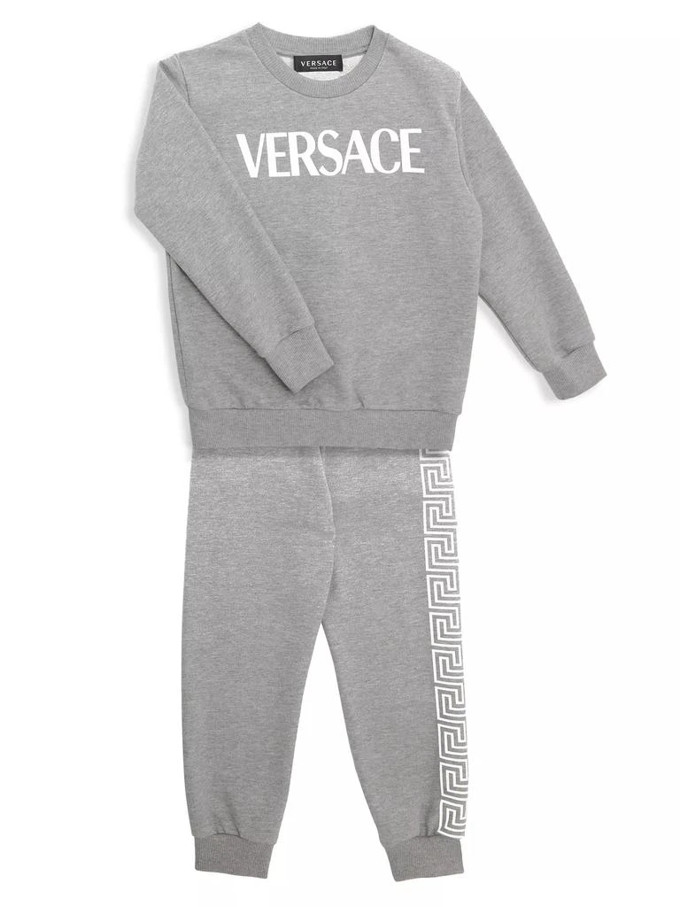 商品Versace|Little Kid's &amp; Kid's Logo Crewneck Sweatshirt,价格¥1234,第2张图片详细描述