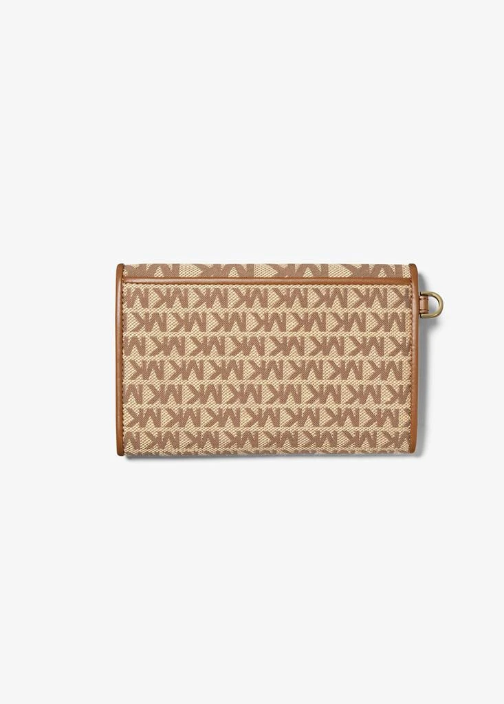 商品Michael Kors|Jet set charm large logo jacquard smartphone wallet,价格¥731,第3张图片详细描述