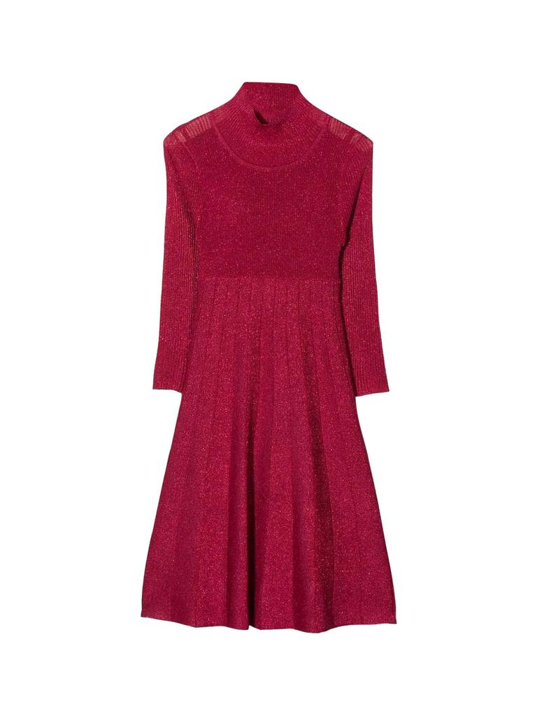 Monnalisa Burgundy Dress Girl商品第1张图片规格展示