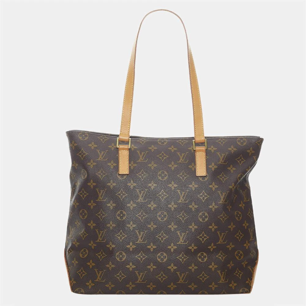 商品[二手商品] Louis Vuitton|Louis Vuitton Brown Monogram Cabas Mezzo,价格¥5535,第1张图片