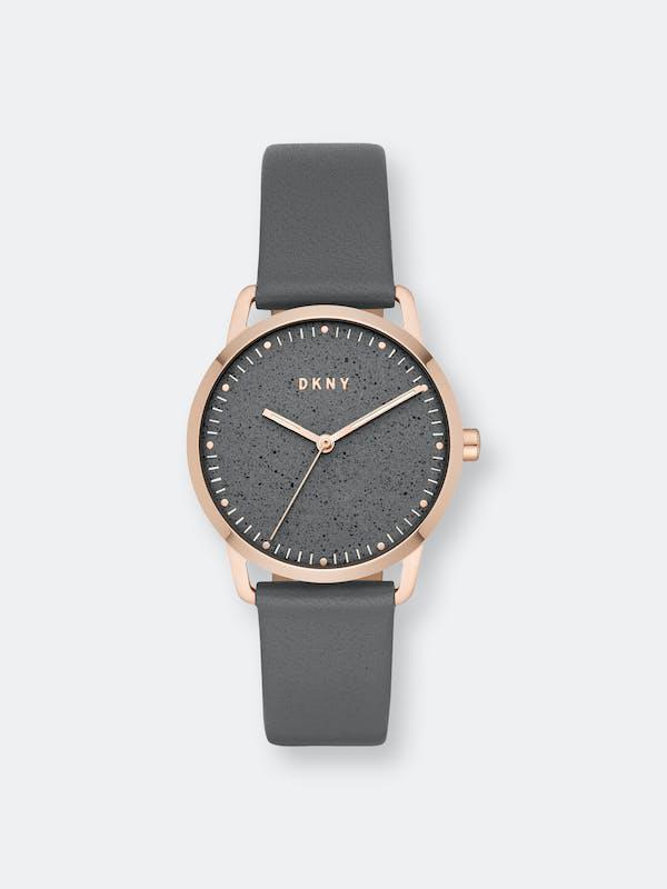 Dkny Women's Greenpoint NY2760 Rose-Gold Leather Quartz Fashion Watch ONE SIZE商品第1张图片规格展示