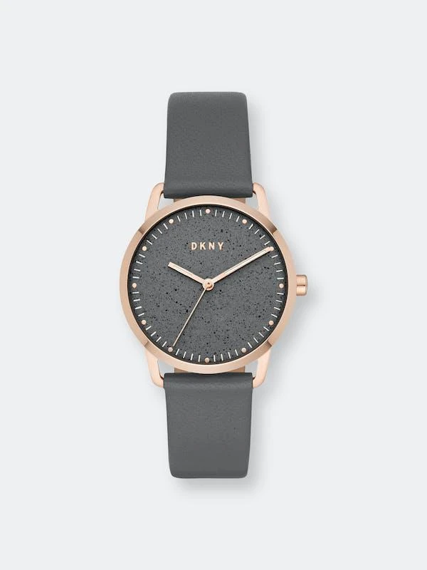 商品DKNY|Dkny Women's Greenpoint NY2760 Rose-Gold Leather Quartz Fashion Watch ONE SIZE,价格¥765,第1张图片