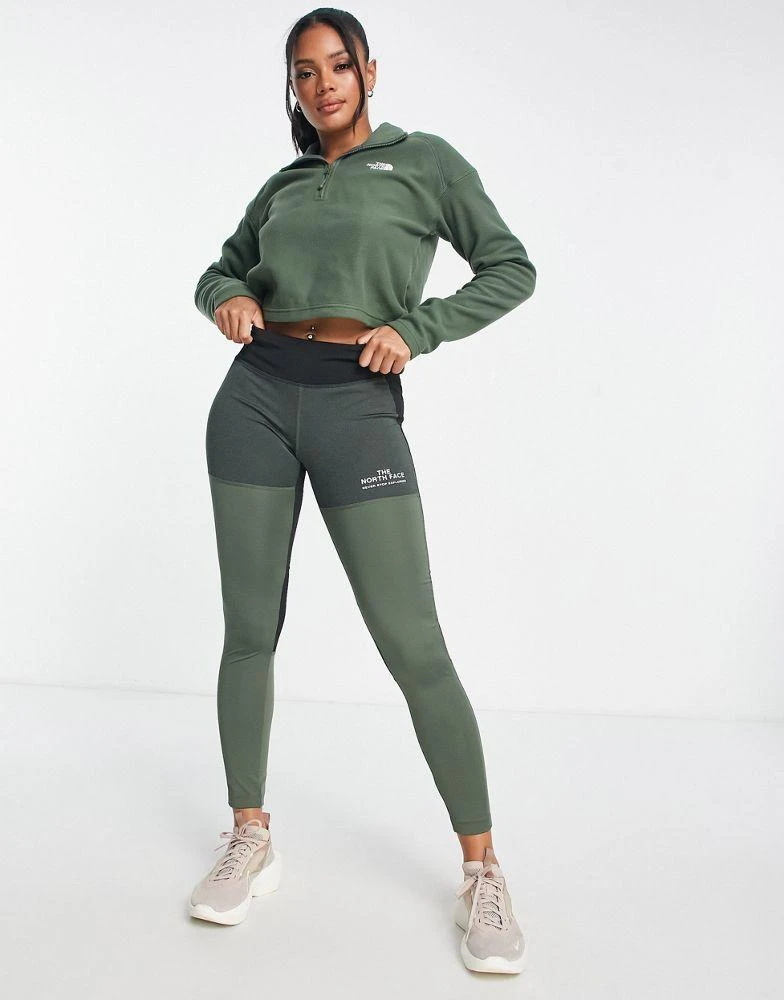 商品The North Face|The North Face Training high waist performance leggings in khaki,价格¥473,第2张图片详细描述