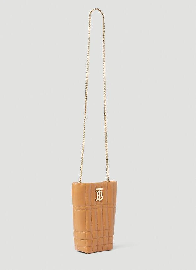 商品Burberry|Lola Mini Bucket Shoulder Bag in Brown,价格¥4801,第2张图片详细描述