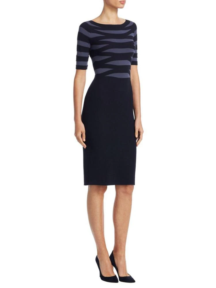 商品Emporio Armani|Stripe Knit Sheath Dress,价格¥1525,第1张图片