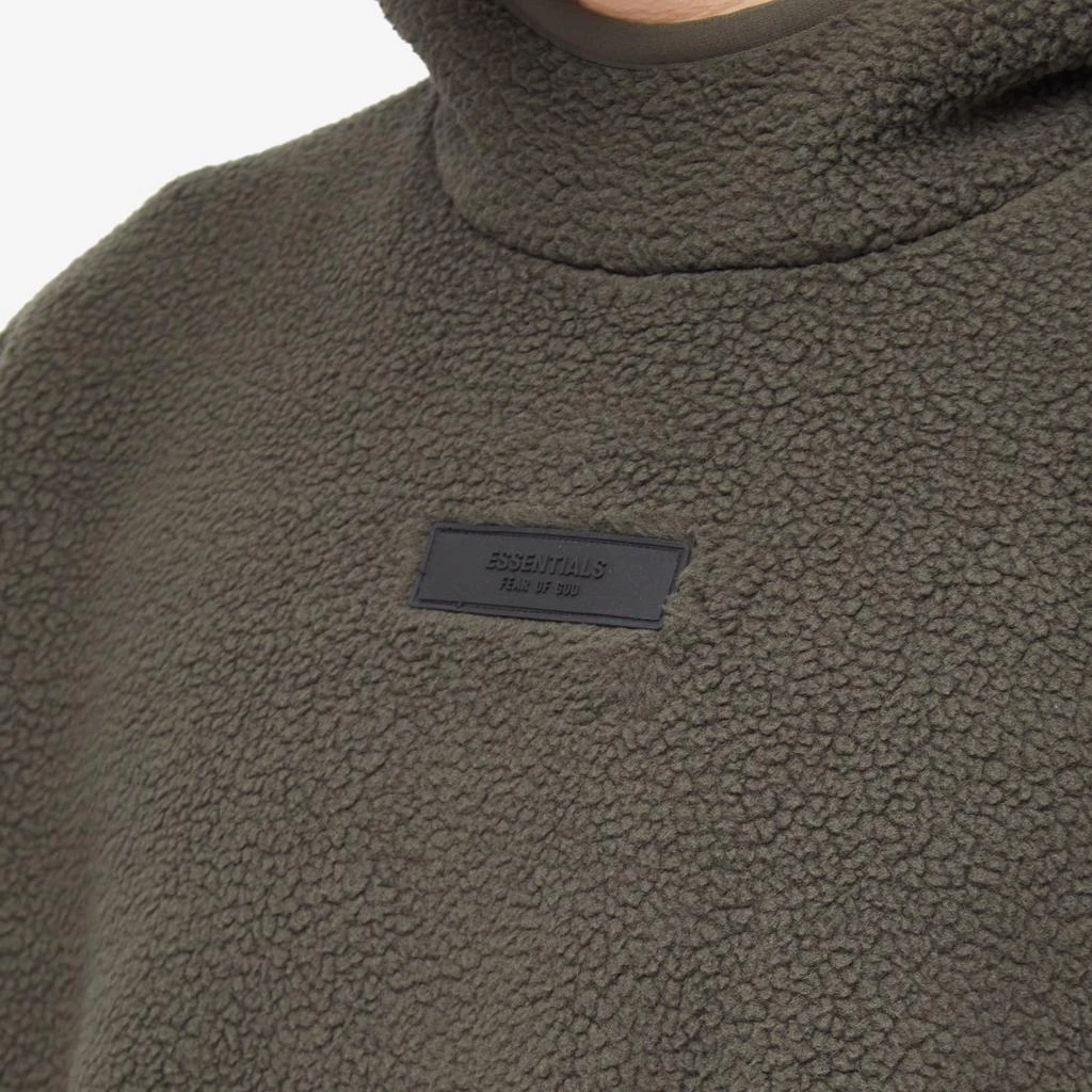 商品Essentials|Fear of God ESSENTIALS Spring Fleeve Pullover Hoodie - Ink,价格¥721,第5张图片详细描述