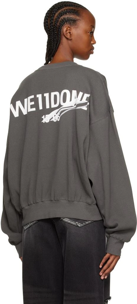 商品We11done|Gray Printed Sweatshirt,价格¥671,第3张图片详细描述