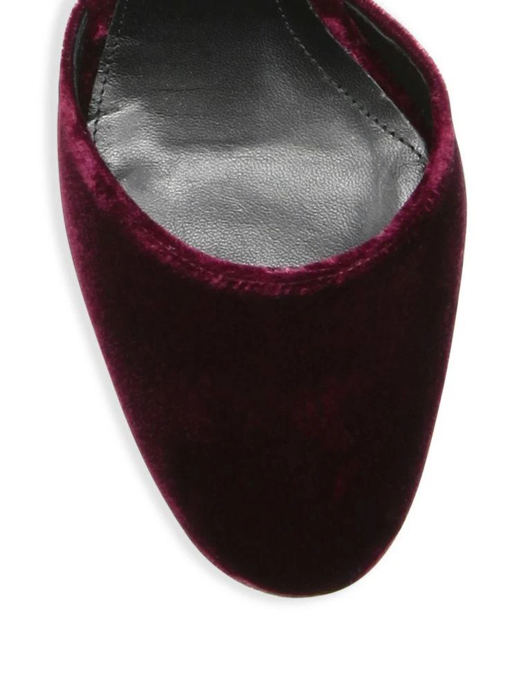 商品Michael Kors|Rena Velvet Ankle Strap Pumps,价格¥3902,第3张图片详细描述