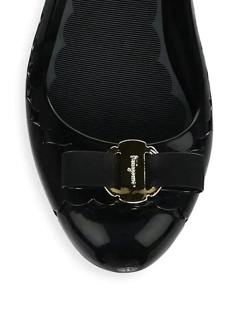 商品Salvatore Ferragamo|镂空边蝴蝶结平底鞋,价格¥1581,第4张图片详细描述