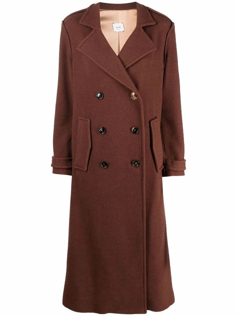 商品ALYSI|ALYSI WOOL DOUBLE BREASTED COAT,价格¥2780,第1张图片