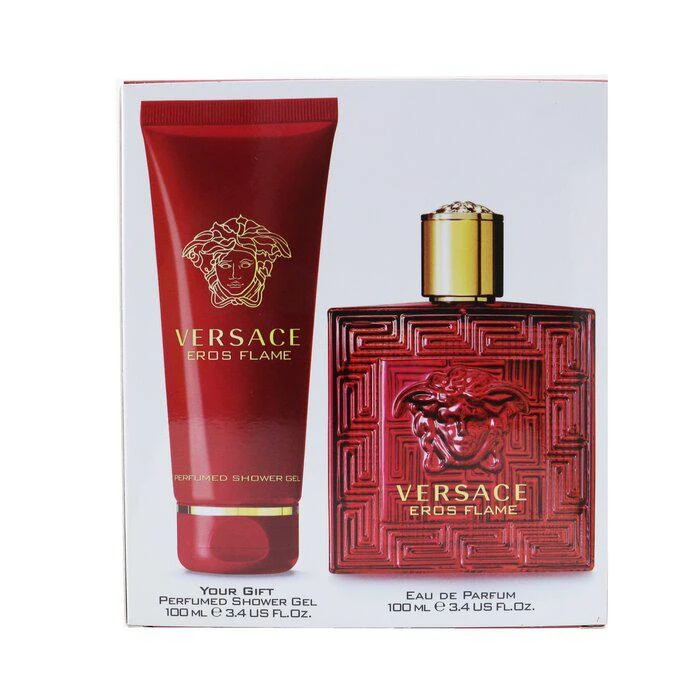 商品Versace|Versace 爱神火焰香氛套装：香水喷雾 EDP 100ml/3.4oz + 沐浴啫喱 100ml/3.4oz 2pcs,价格¥902,第3张图片详细描述